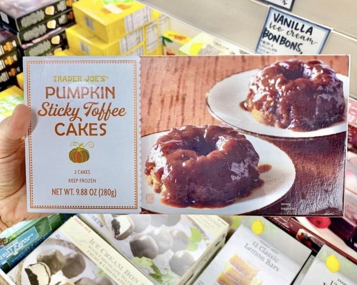 Trader Joe's Fall Items 2022 - Pumpkin sticky toffee cakes