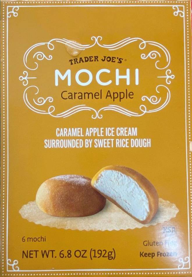 Trader Joe's Fall Items 2022 - caramel apple mochi