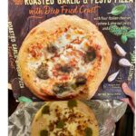 Trader Joe's Pizza - Roasted Garlic and Pesto Pizza with Deep Fried Crust