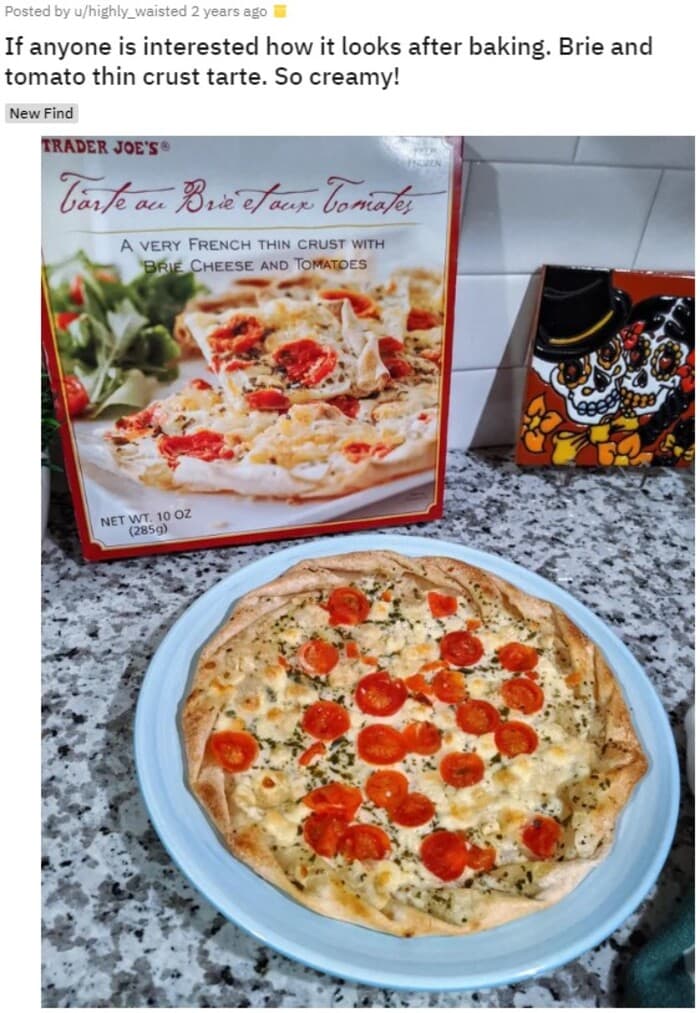 Trader Joe's Pizza - Tarte au Brie et aux Tomates