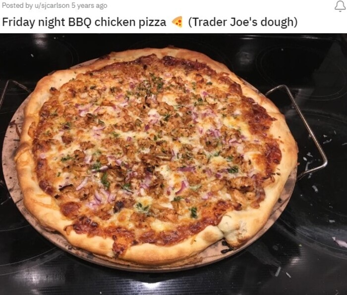Trader Joe's Pizza - BBQ Chicken Pizza