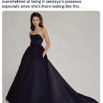 Zendaya Emmy Memes 2022 - zendaya in black dress