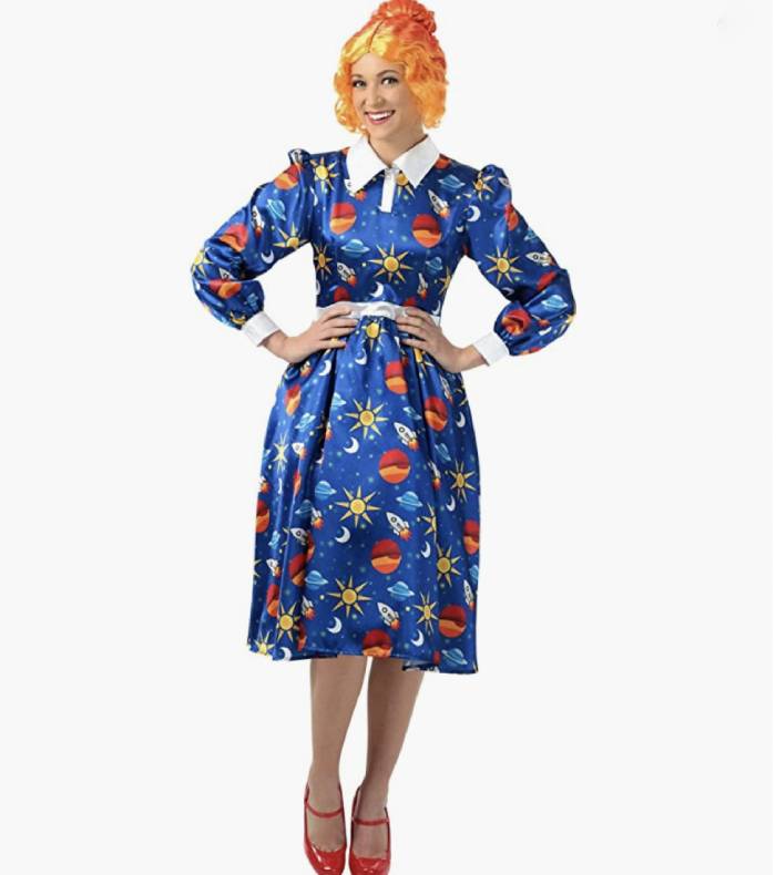 90s Halloween Costumes - miss frizzle magic school bus