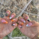 Cute Halloween Nails - 3D halloween tips