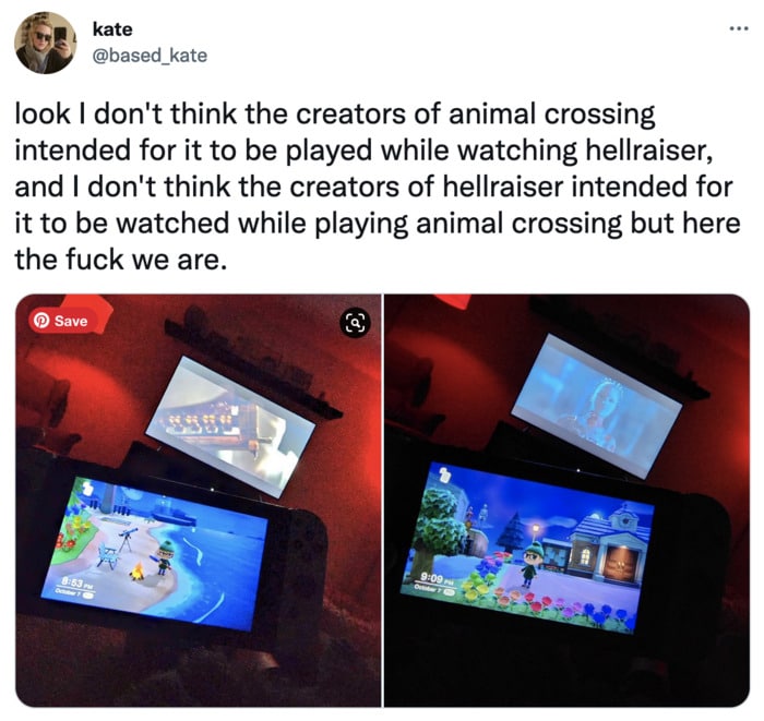 Hellraiser Memes Tweets - animal crossing