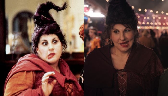 Hocus Pocus Characters Then and Now - Mary Sanderson
