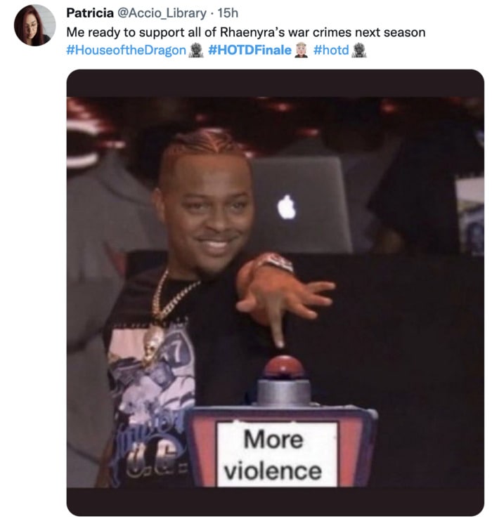 House of the Dragon Finale Memes Tweets - rhaenyra
