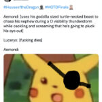 House of the Dragon Finale Memes Tweets - pikachu aemond