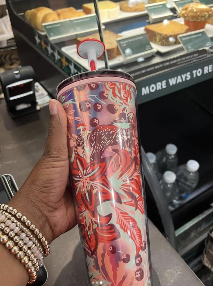 Starbucks Holiday Cups 2022 - Enchanted Forest Cold Cup