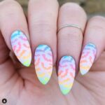 Bat Nail Art Ideas - Pastel Bats