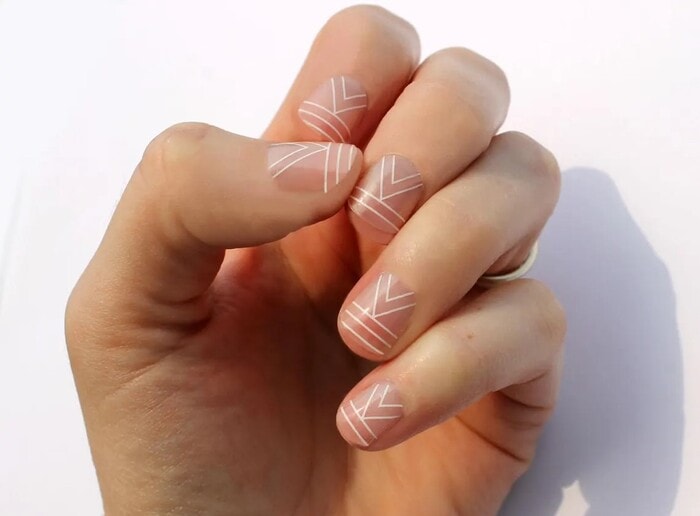 Best Nail Stickers - White Cali Heat Activated Nail Wraps