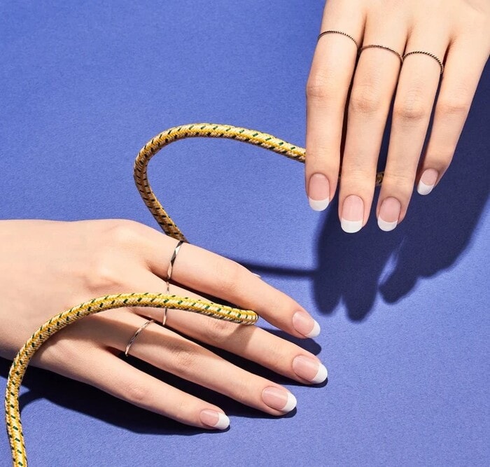 Best Nail Stickers - White French Tip Nail Art