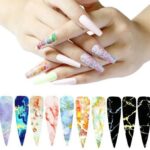 Best Nail Stickers - Colorful Marble Nail Foils