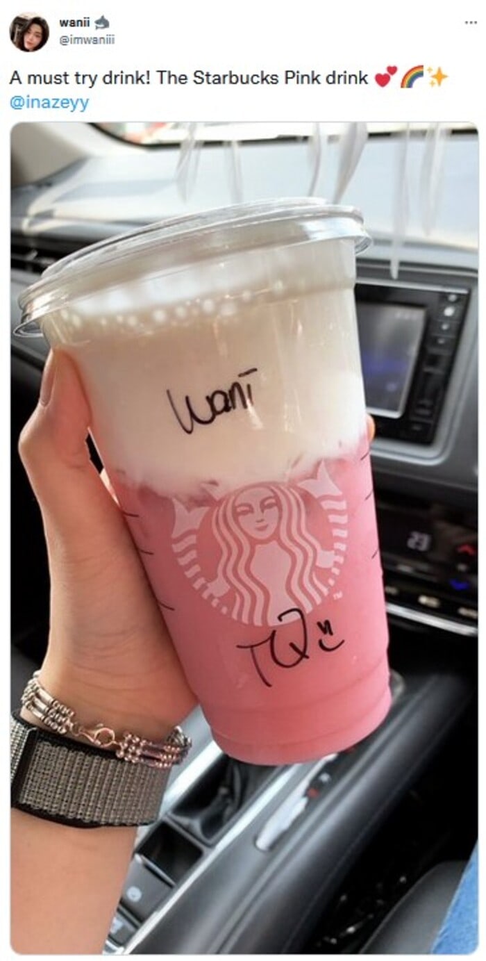 Best Starbucks Drink - Pink Drink