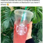 Best Starbucks Drink - Açai Strawberry