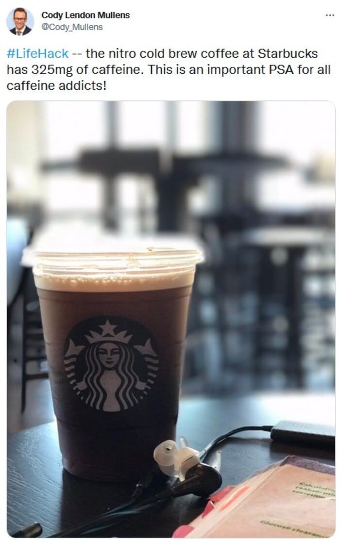 Best Starbucks Drink - Nitro Cold Brew Coffee