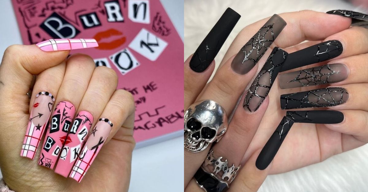 15 Creative Coffin Nail Art Ideas For Every Style - Let's Eat Cake