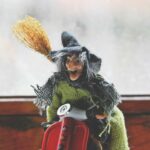 Halloween Puns -witch on a broom