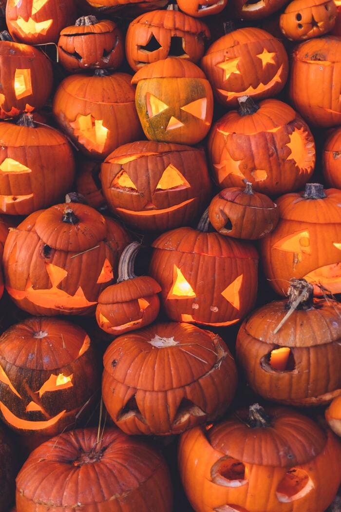 Halloween Puns - jack-o'-lanterns