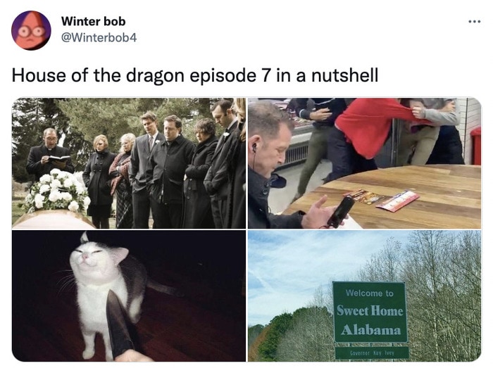 House of the Dragon Episode 7 Memes Tweets - spoilers no context