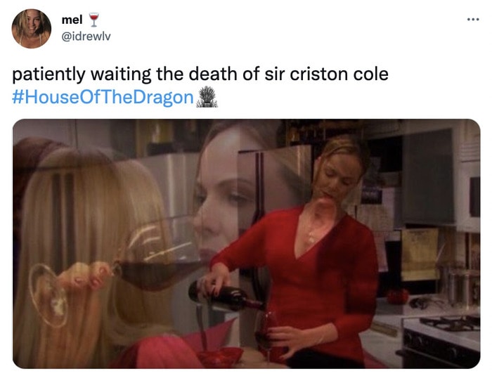 House of the Dragon Episode 9 Memes Tweets - waiting for death of criston