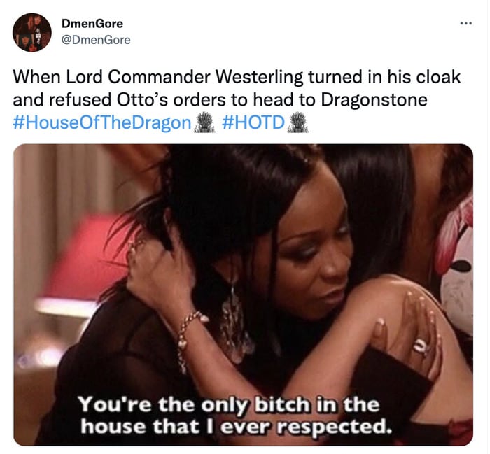 House of the Dragon Episode 9 Memes Tweets - commander westerling