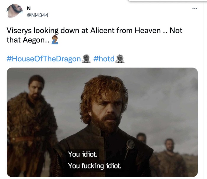 House of the Dragon Episode 9 Memes Tweets - wrong aegon