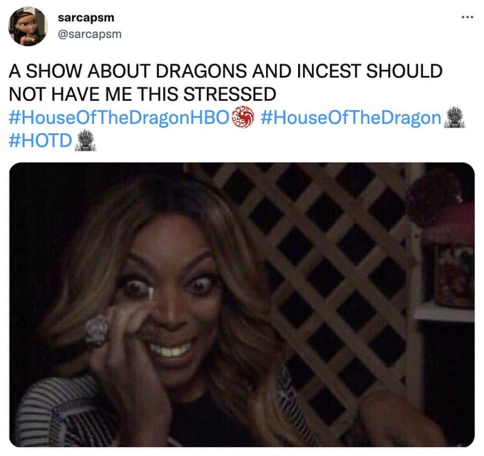 House of the Dragon Episode 9 Memes Tweets - stressed