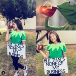 Meme Costumes - But That’s None Of My Business Kermit Meme Costume