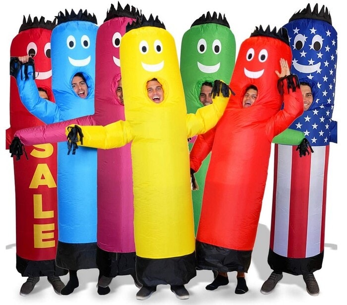 Men's Halloween Costume Ideas - 20. Air Dancers (Nope)