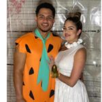 Movie Couple Costumes - Fred and Wilma from The Flintstones