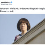 negroni sbagliato with prosecco memes - annoyed bartender
