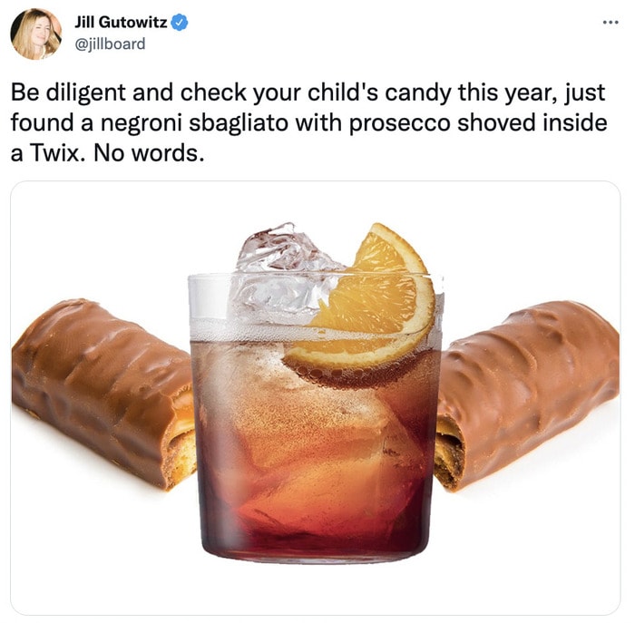 negroni sbagliato with prosecco memes - drink in a candy bar