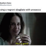 negroni sbagliato with prosecco memes - thats good woman drinking