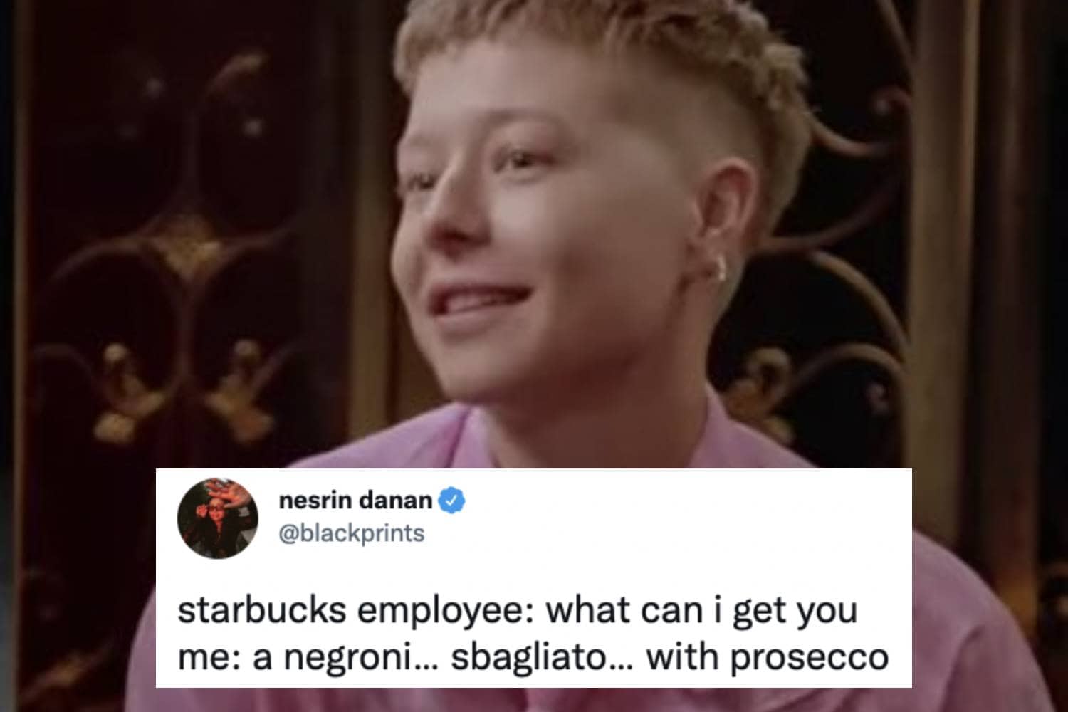 negroni sbagliato with prosecco memes