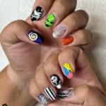 Nightmare Before Christmas Nail Designs - Short Nightmare Before Christmas Nails