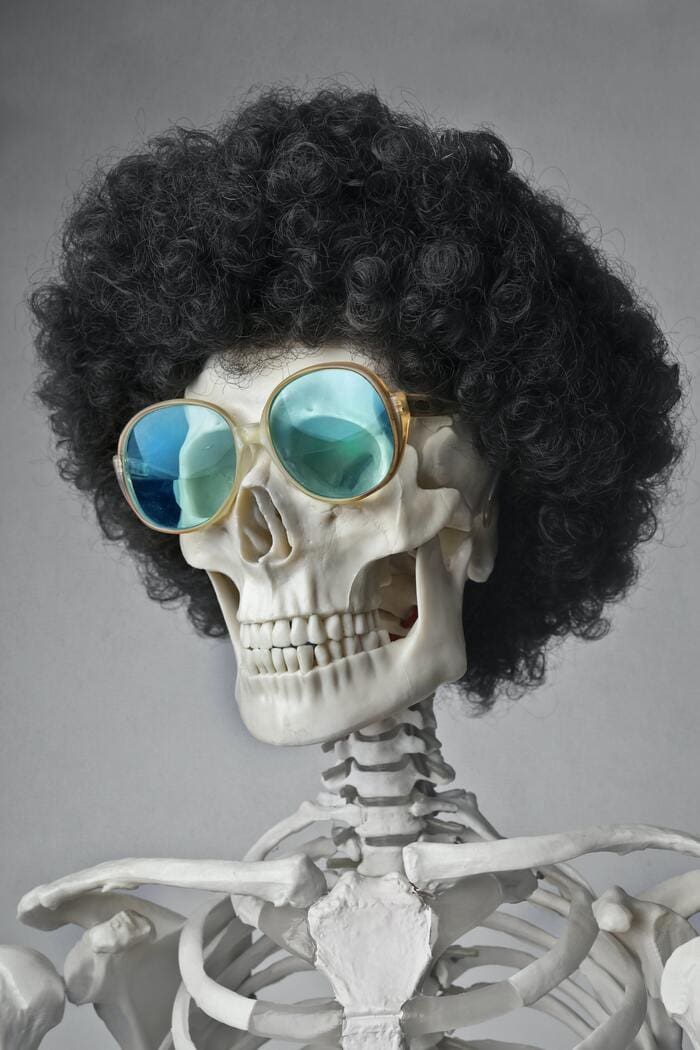 Skeleton Jokes - hipster skeleton
