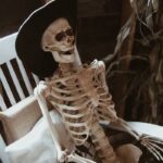 Skeleton Jokes - skeleton resting on a chair