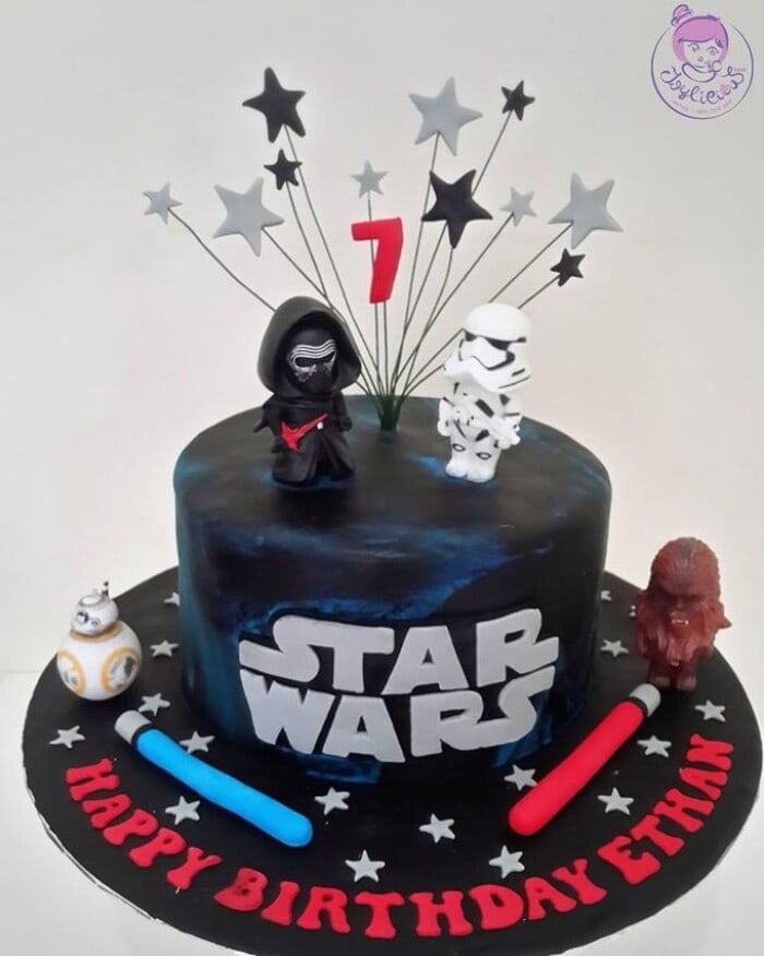 Star Wars Cakes - Sequel Trilogy Birthday Cake