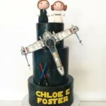 Star Wars Cakes - Han and Leia Wedding Cake