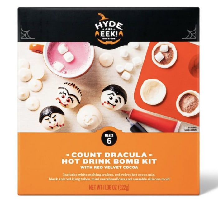 Target Halloween Baking Collection 2022 - Vampire Red Velvet Hot Cocoa Bomb