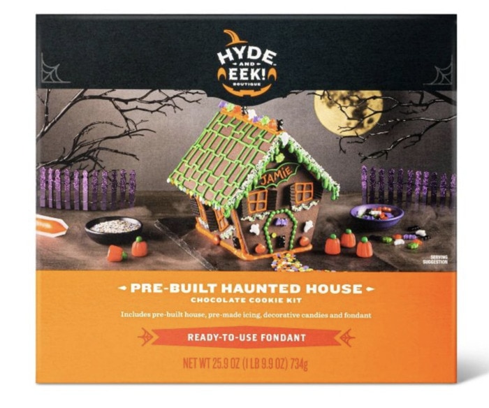 Target Halloween Baking Collection 2022 - Pre-Built Haunted House Cookie Decorating Kit