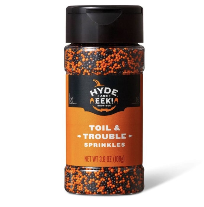 Target Halloween Baking Collection 2022 - Orange and Black Sprinkles