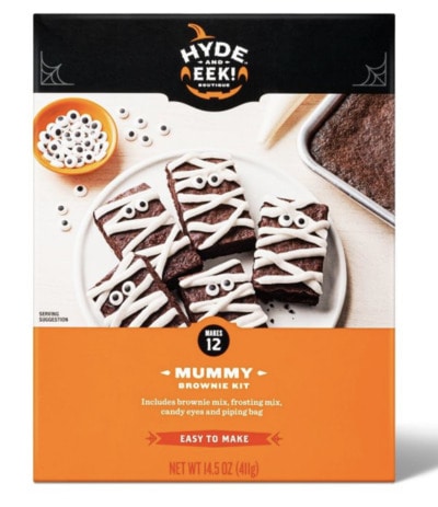 Target Halloween Baking Collection 2022 - Mummy Brownie Decorating Kit