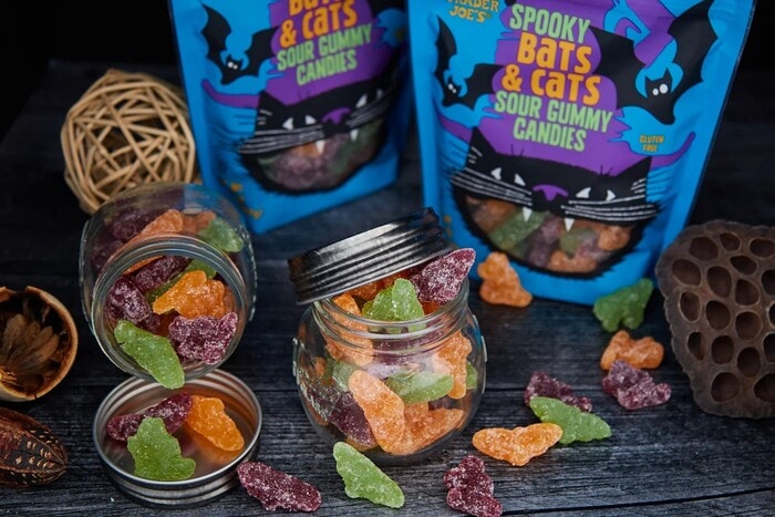 Trader Joe's Halloween Items - Spooky Bats and Cats Gummies