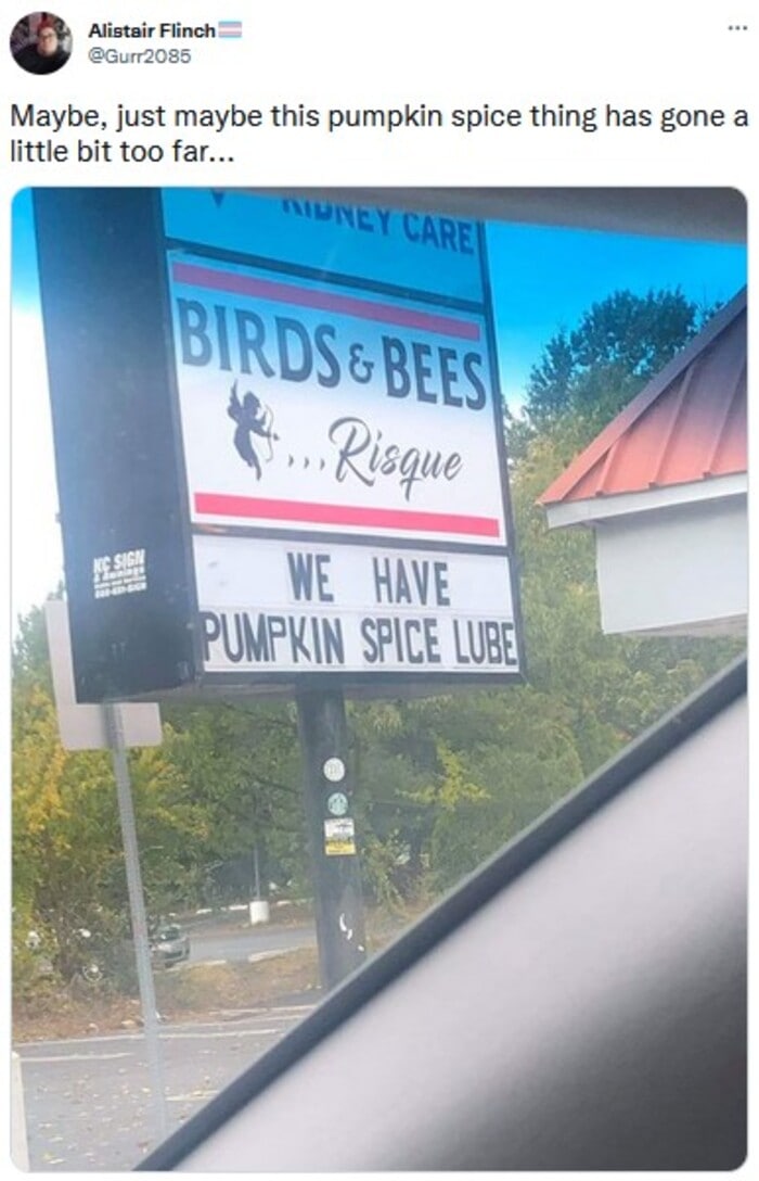 Weird Pumpkin Spice Products - Pumpkin Spice Lube