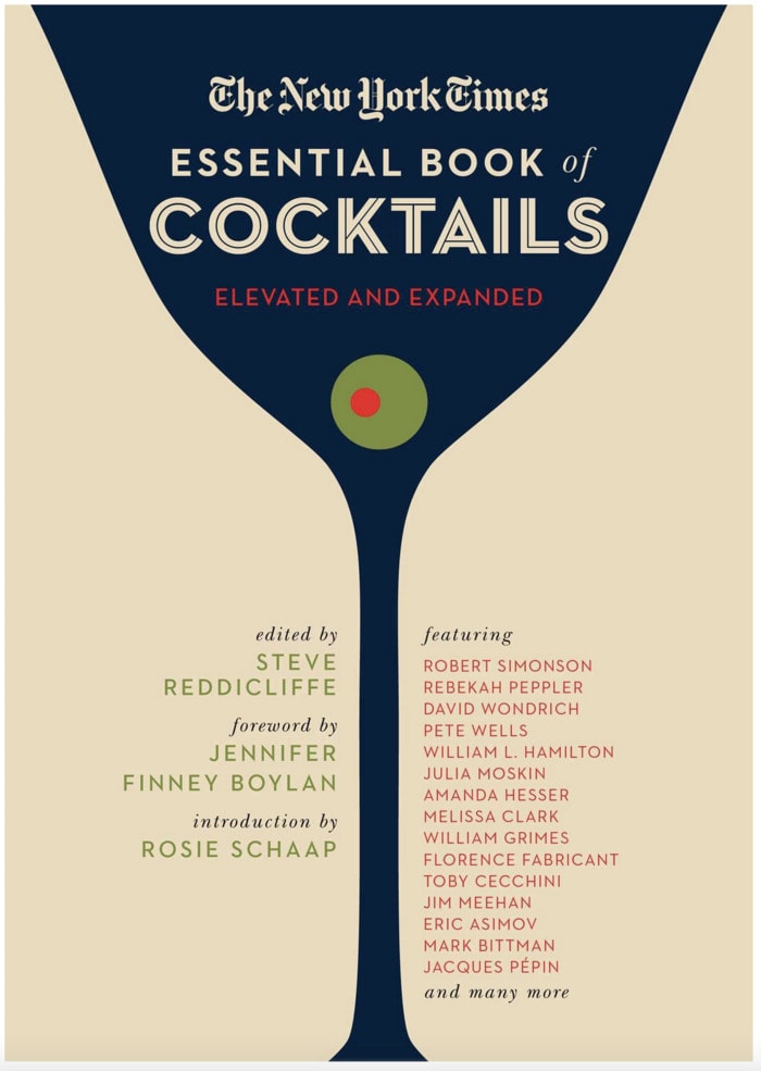 Best Cocktail Cookbooks 2022 - New York Times Essential Book of Cocktails