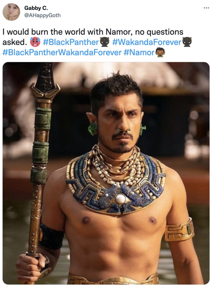 Black Panther Wakanda Forever Memes and Tweets - namor