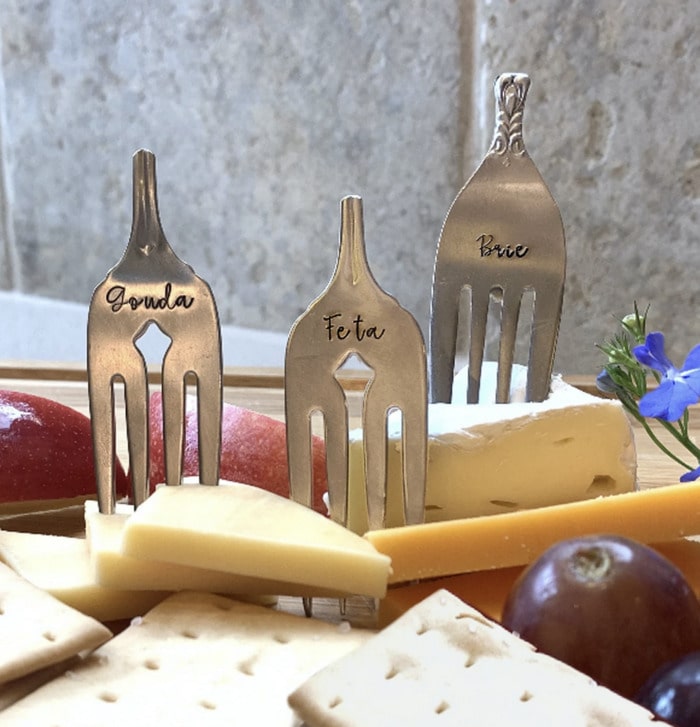 Hostess Gift Ideas - cheese forks