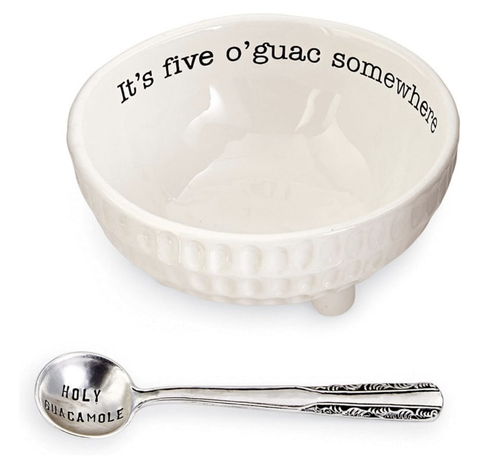 Hostess Gift Ideas - guac bowl
